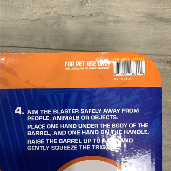 Nerf Dog Nerf Dog Super Bounce 4 Rubber Tennis Ball Blaster Gun